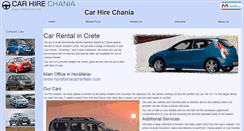 Desktop Screenshot of carhirechania.com